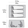 Cort ultra ușor MSR Thru-Hiker Mesh House 3 V2