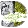 Mâncare deshitradată Lyo food Cream of Broccoli & Spinach Soup with Mozarella and pumpkin seeds