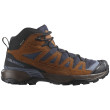 Încălțăminte bărbați Salomon X Ultra 360 Leather Mid Gore-Tex albastru Blue Nights / Caramel Cafe / Grisaille