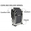 Fotoliu Bo-Camp Copa Rio Comfort Deluxe Grey