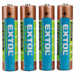 Baterii alcaline AAA Extol Ultra+ 4buc