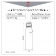 Sticlă Keith Titanium Sport Bottle 700 ml