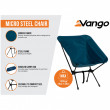 Scaun Vango Micro Steel Chair