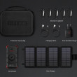 Set solární nabíječky a powerbanky Outxe W20 Outdoor Charger Kit negru