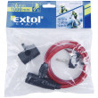 Lacăt pentru bicicletă Extol cablu, 6x1000 mm