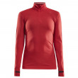 Tricou femei Craft Fuseknit Comfort Zip roșu