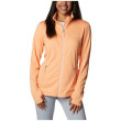 Hanorac femei Columbia W Park View Grid Fleece Full Zip portocaliu deschis
