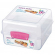 Cutie de prânz Sistema Lunch Cube To Go 1,4L roz