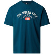 Tricou bărbați The North Face M S/S Tee Varsity Graphic albastru MIDNIGHT PETROL