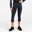 Pantaloni funcționali femei Dare 2b In The Zone II 3/4 Legging negru Black/Black