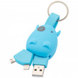 Munkees
			breloc USB Smart Charger albastru Blue