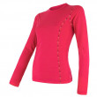 Bluză  femei Sensor Merino Air roz magenta