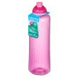 Sticlă Sistema Swift Squeeze Twist ‘n’ Sip 480 ml roz