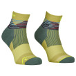 Șosete bărbați Ortovox All Mountain Quarter Socks M galben/verde