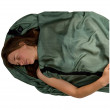 Inserție pentru sacul de dormit Sea to Summit Silk Liner Stretch Panel Std verde