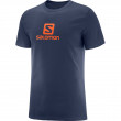 Tricou bărbați Salomon Coton Logo Ss Tee M albastru NIGHT SKY