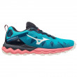 Pantofi pentru alergare femei Mizuno Wave Daichi 6 albastru/roz