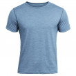 Tricou bărbați Devold Breeze Man T-Shirt albastru deschis Glacier melange
