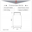 Sticlă Keith Titanium Sport Bottle 900 ml