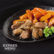 Fel principal Expres menu Carne de curcan cu baby morcovi
