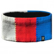 Banderolă Bula Ski Headband alb/roșu
