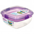 Box na potraviny Sistema Salad + Sandwich TO GO 1,63L violet