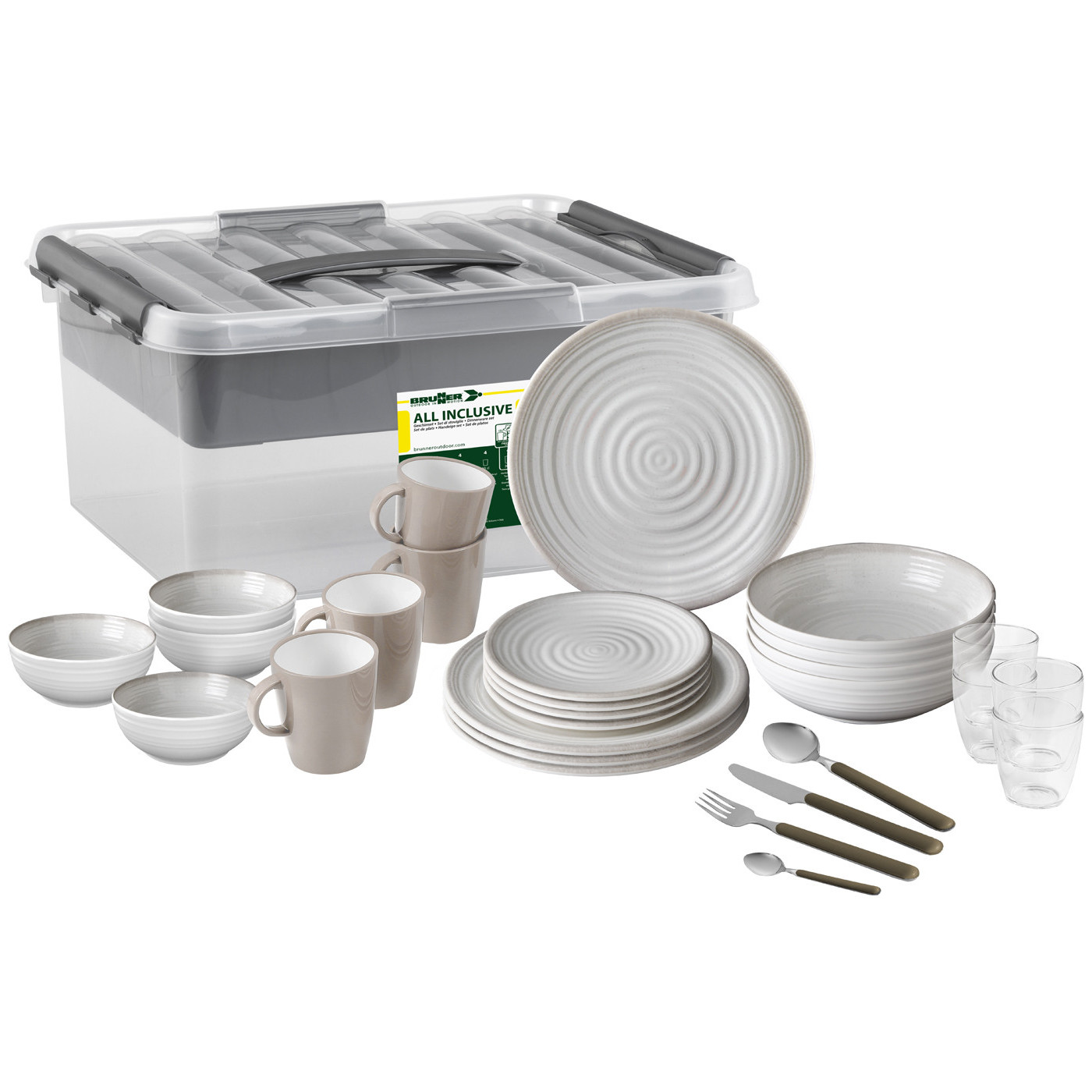 Set vase Brunner All Inclusive VIP Savana | 4Camping.ro