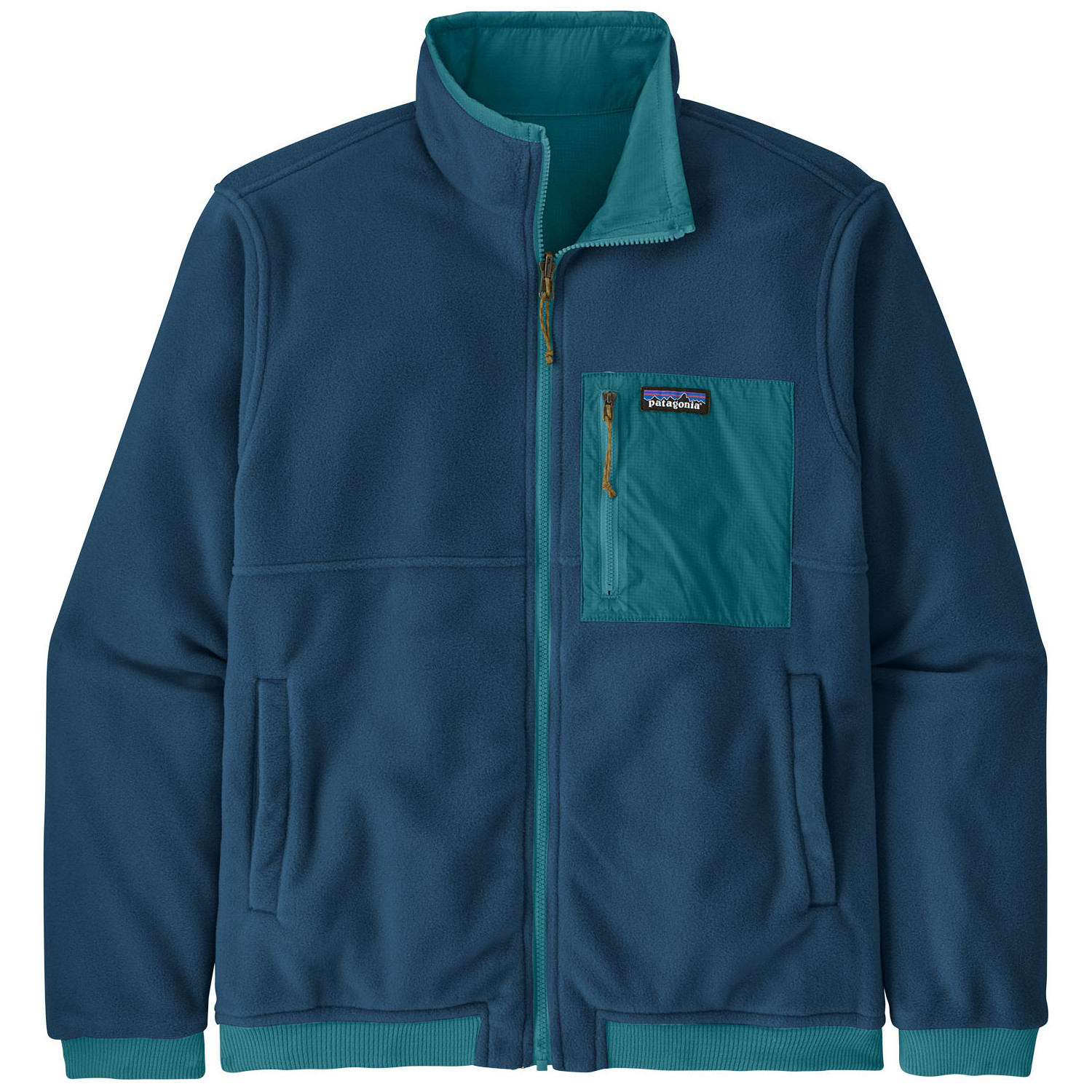 Geacă bărbați Patagonia Reversible Shelled Microdini Jacket