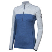 Tricou funcțional femei Sensor Merino Bold mân. lung - fermoar
