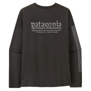 Tricou bărbați Patagonia M's L/S Cap Cool Daily Shirt - Hut Tripper negru Black