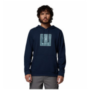 Hanorac bărbați Columbia Columbia Trek™ Graphic Hoodie albastru închis Collegiate Navy, Linework C Badge