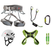 Set pentru Via Ferrata Ocún Via Ferrata Twist + Chest Shard Set gri GreySil/Gr