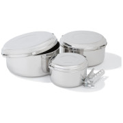 Set vase MSR Alpine 4 Pot Set argintiu