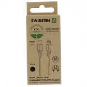 Cablul de încărcare și de date Swissten USB-C/LIGHTNING