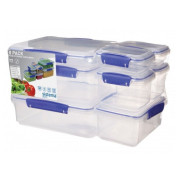 Cutie pentru mâncare Sistema 8 Pack Set Klip It Transparent