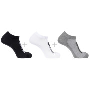Șosete Salomon Everyday Lite Low 3-Pack negru/gri Black / White / Frost Gray