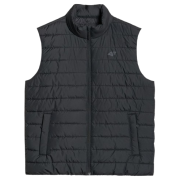 Vestă bărbați 4F Vest Jacket M224 negru DEEP BLACK
