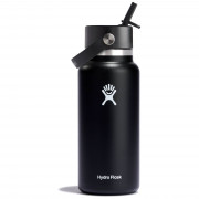 Sticlă termică Hydro Flask Wide Flex Straw Cap 32 oz negru