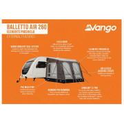 Cort frontal Vango Balletto Air 260 Elements ProShield