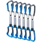 Buclă echipată Skylotec Lime Set Nylon - pack of 6 gri/albastru Anthracite/Electricblue
