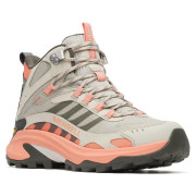 Încălțăminte de trekking femei Merrell MOAB SPEED 2 MID GTX W gri/roz vermillion