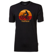 Tricou funcțional bărbați Progress Barbar Biker negru