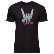Tricou bărbați Black Diamond M Bd Rock On Ss Tee negru