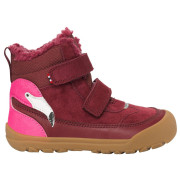 Încălțăminte de iarnă copii Viking Outdoor Footwear Alv Barefoot Paw Warm WP 2V Burgundy roșu închis Burgundy