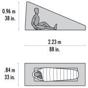 Cort ultra ușor MSR Thru-Hiker Mesh House 1