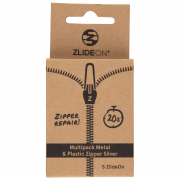 Accesorii pentru voiaj ZlideOn Multipack Metal & Plastic Zipper argintiu