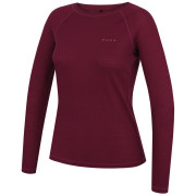 Tricou femei MOOA Singlebase Active Long roșu Raspberry