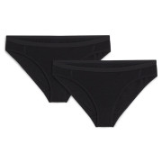 Chiloți femei Icebreaker Women Merino 150 Siren Bikini 2 Pack negru Black
