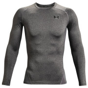 Tricou funcțional bărbați Under Armour HG Armour Comp LS gri CarbonHeather//Black