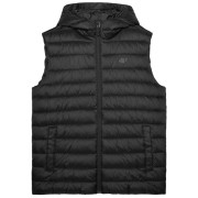 Vestă bărbați 4F Vest Jacket M146 negru DEEP BLACK